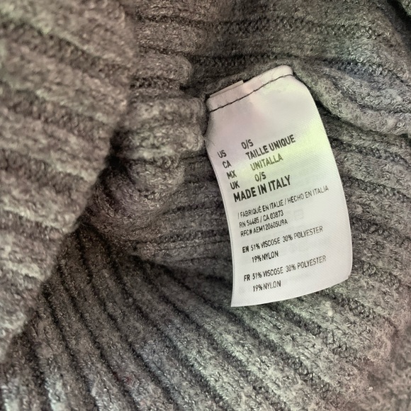 Grey Ribbed Cardigan - Picture 9 of 10